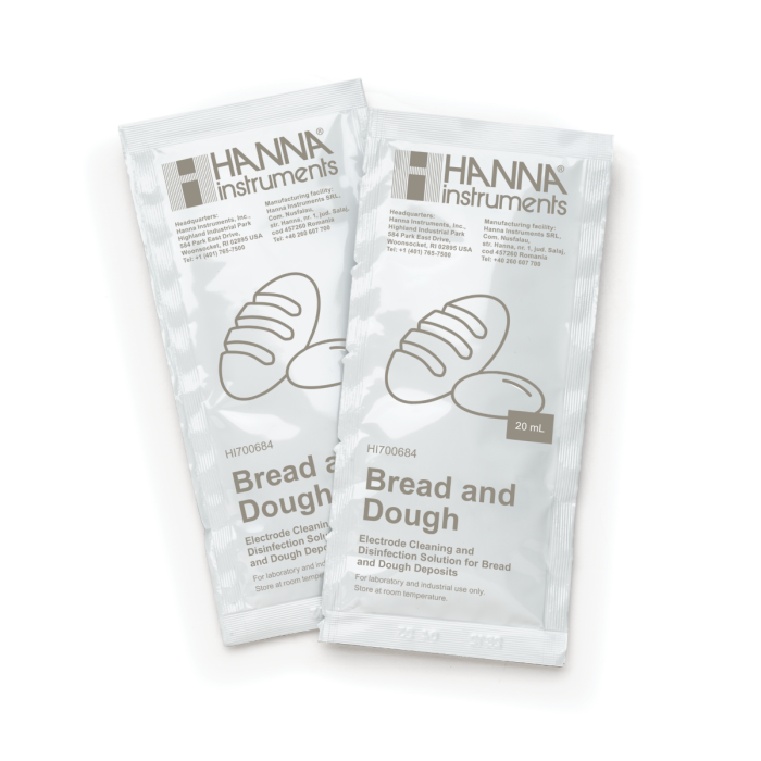 HI700684P General Purpose Cleaning Solution for Bread & Dough Deposits (25 x 20 mL Sachets)