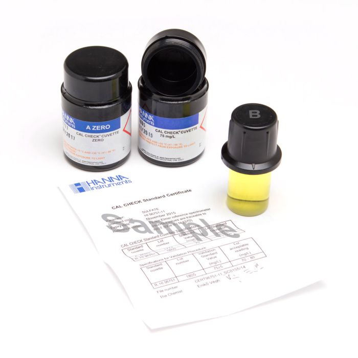 Sulfate CAL Check™ Standards – HI97751-11