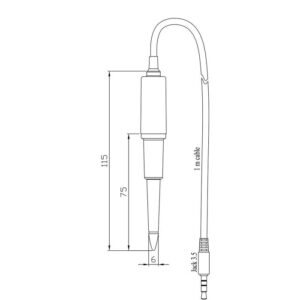 Digital PVDF Body Foodcare pH Electrode for Dairy Products