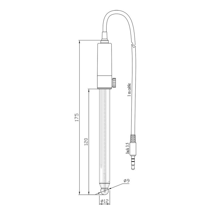 Digital Glass Body pH Electrode for General Purpose – HI11310