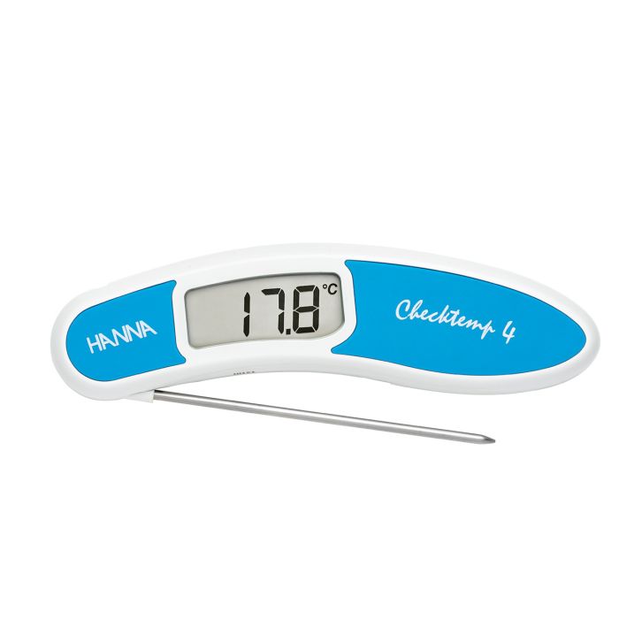 Checktemp® 4 Folding Thermometer for raw Fish, EN 13485 certified – Blue – HI151-200