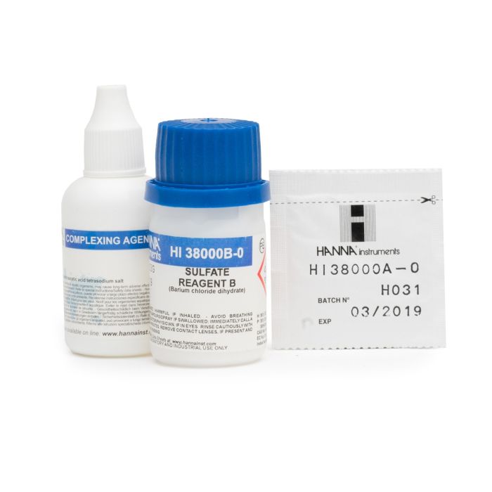 Sulfate Test Kit Replacement Reagents (100 tests) – HI38000-10