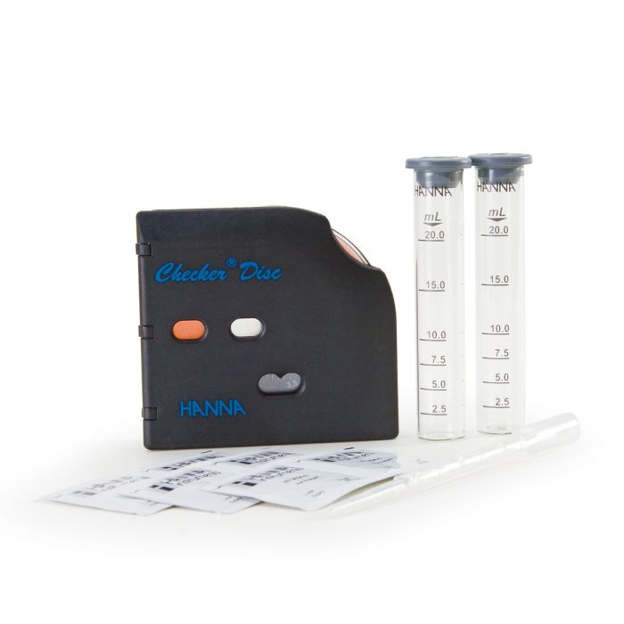 Iron (Fe²⁺ & Fe³⁺) Medium Range Checker Disc Chemical Test Kit – HI38040