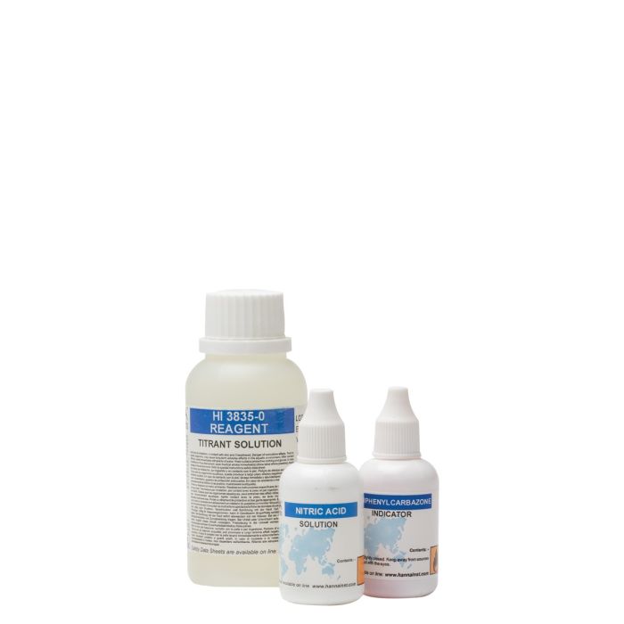 Salinity Chemical Test Kit Replacement Reagents (110 tests) – HI3835-100