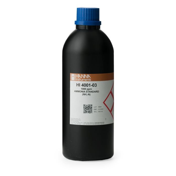 Ammonia ISE 1000 ppm Standard – HI4001-03