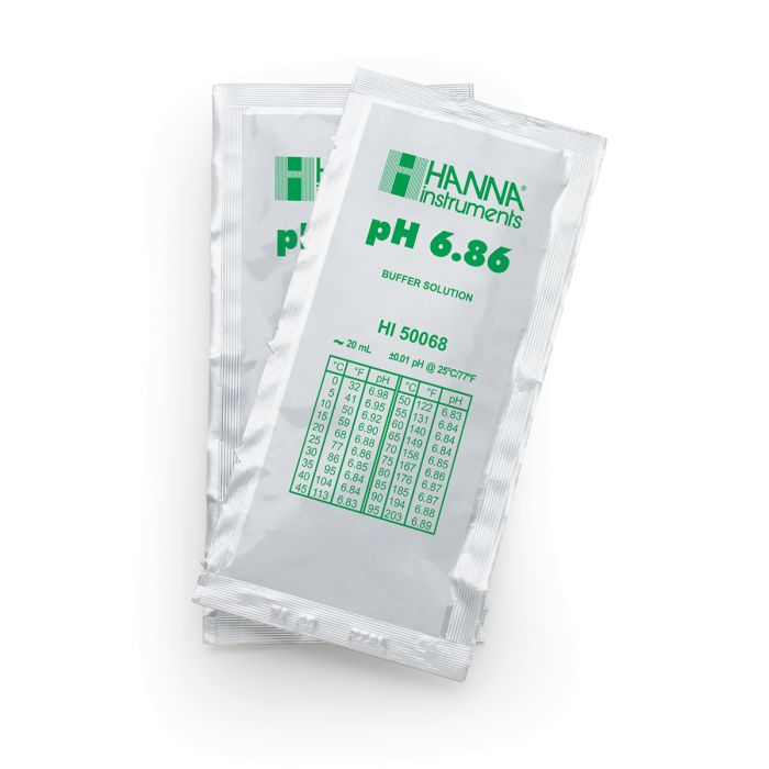 pH 6.86 Technical Calibration Buffer Sachets (25 x 20mL) – HI50068-02