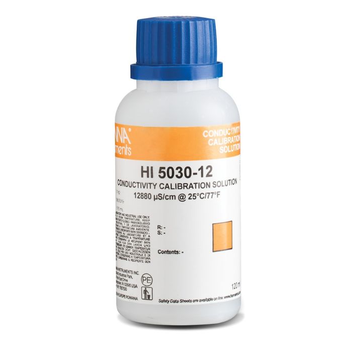 HI5030-12 12880µS/cm Conductivity Standard (120mL)