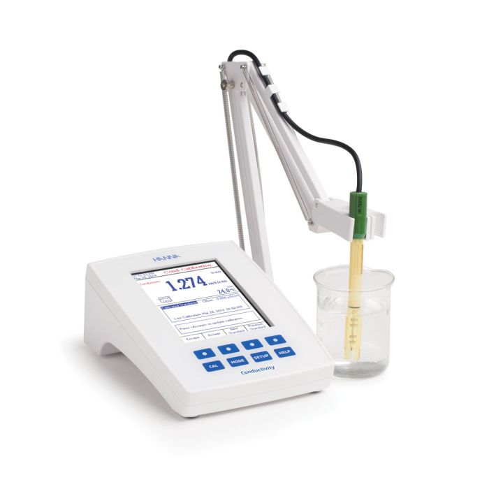Laboratory Research Grade Benchtop EC/TDS/Salinity/Resistivity Meter with ATC and Extended Range  – HI5321