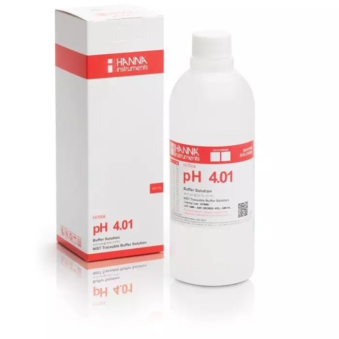 HI7004L pH 4.01 Calibration Solution (500 mL)