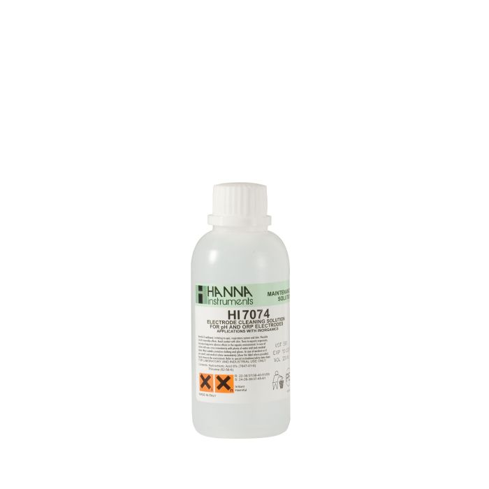 HI7074M Cleaning Solution for Inorganic Substances (230 mL)