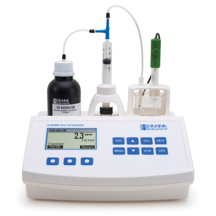 Mini Titrator for Measuring Sulfur Dioxide in Wine – HI84500