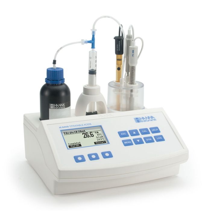 Mini Titrator for Measuring Titratable Acidity in Dairy Products – HI84529