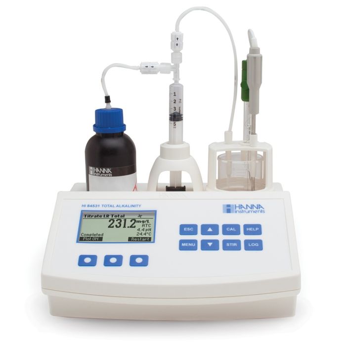 Mini Titrator for Measuring Titratable Alkalinity in Water and Wastewater – HI84531