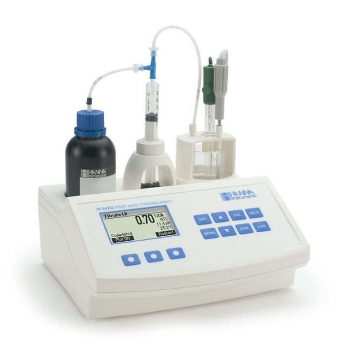 Mini Titrator for Measuring Titratable Acidity in Fruit Juice – HI84532