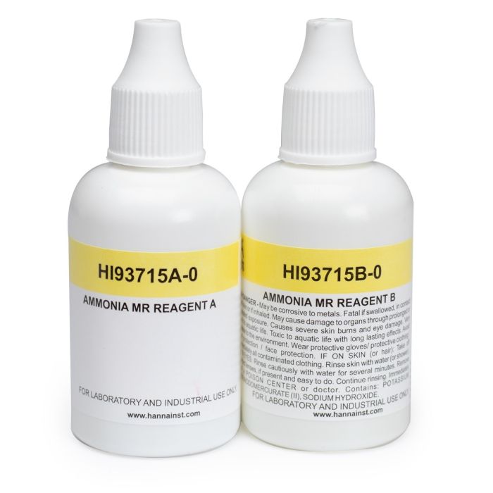 Ammonia Medium Range Reagents (100 tests) – HI93715-01