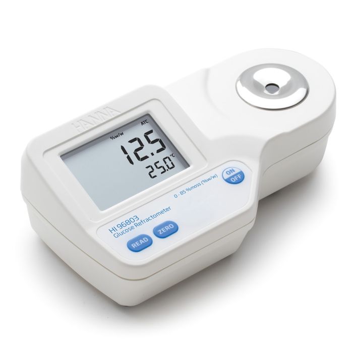 Digital Refractometer for % Glucose by Weight Analysis – HI96803
