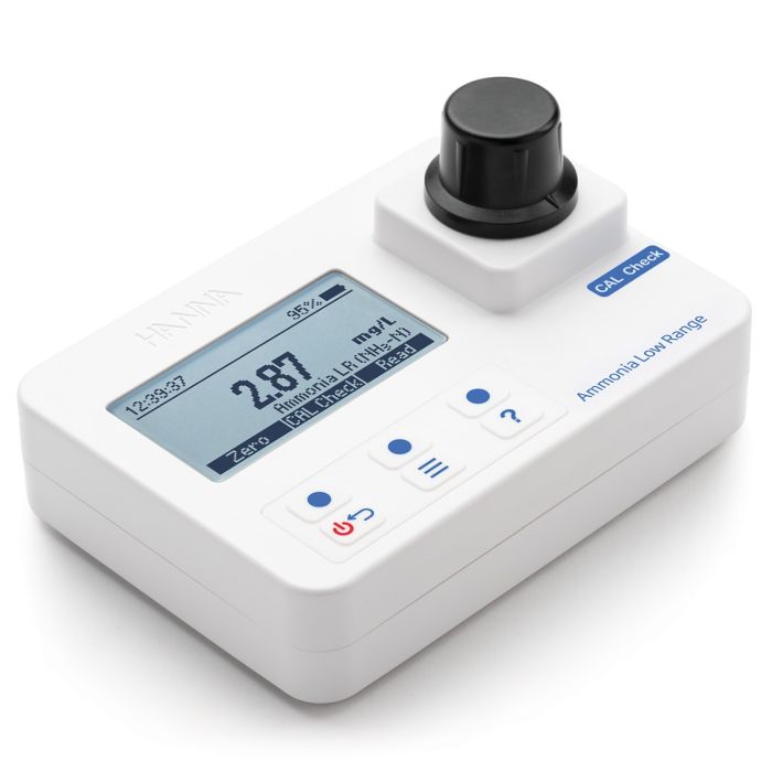 Ammonia Low Range Portable Photometer with CAL Check – HI97700-meter only