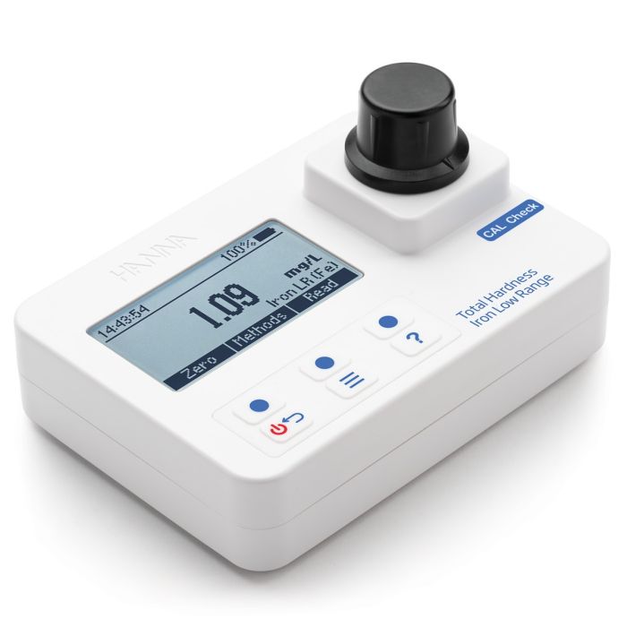Total Hardness and Iron Low-Range Portable Photometer with CAL Check – HI97741
