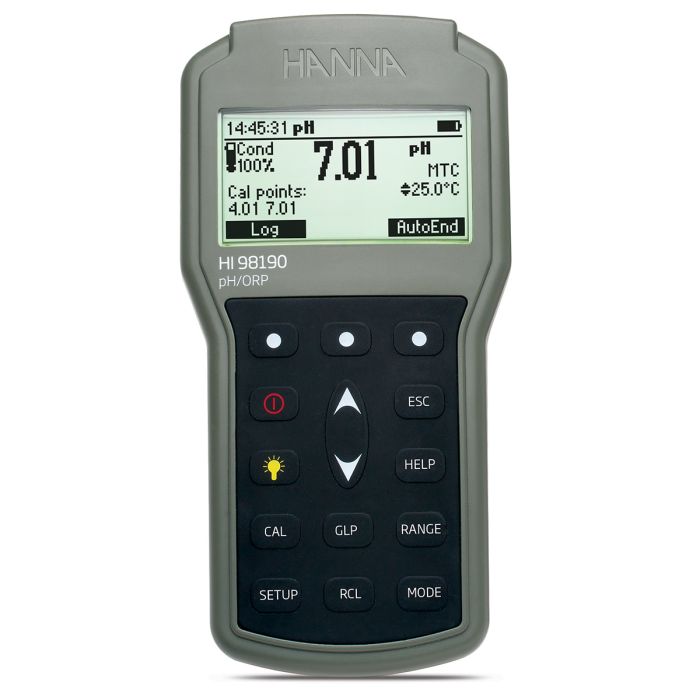 Professional Waterproof Portable pH/ORP Meter – HI98190