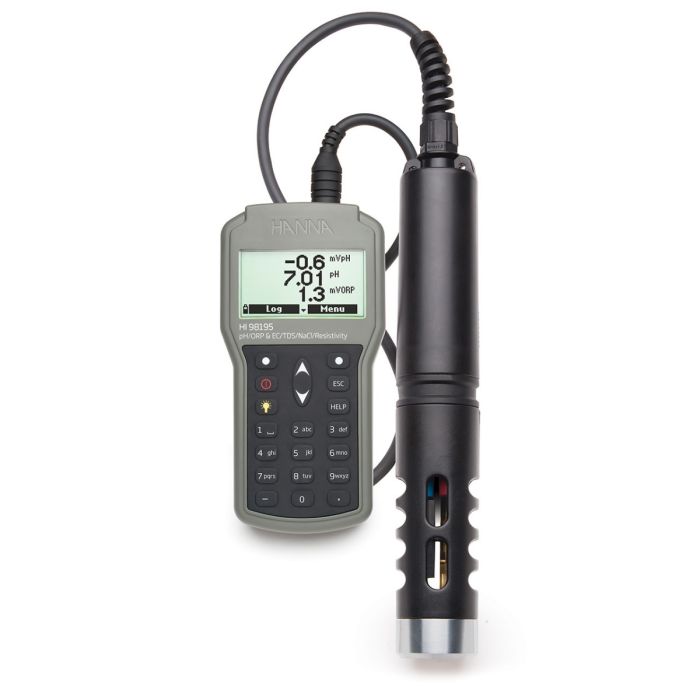 Waterproof Multiparameter pH, ORP, EC, Pressure, Temperature – HI98195