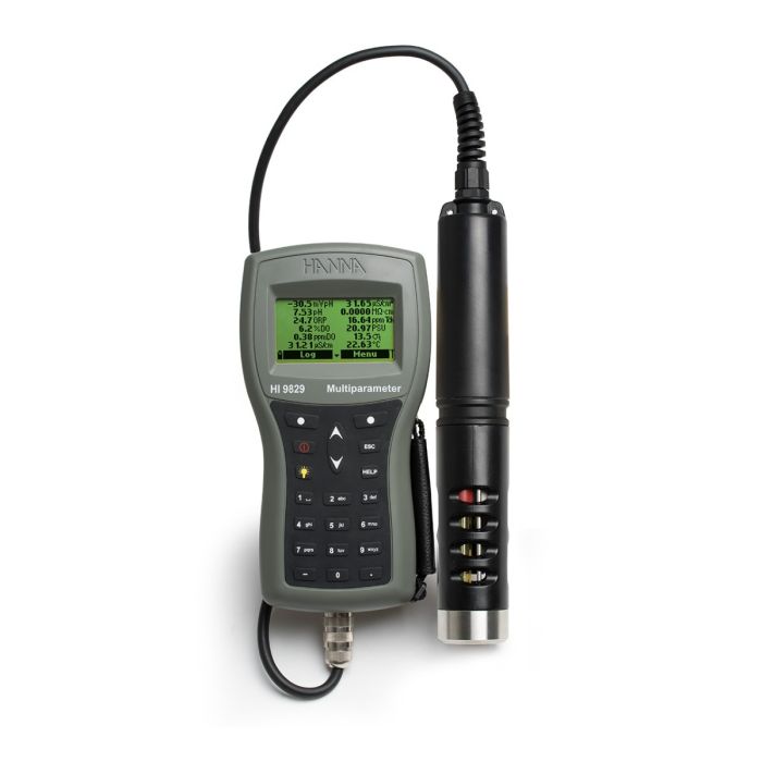HI9829 Multiparameter pH/ISE/EC/DO/Turbidity Waterproof Meter with GPS option