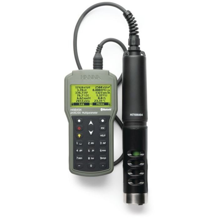 Bluetooth Portable Multiparameter  pH, EC, OPDO Meter – HI98494