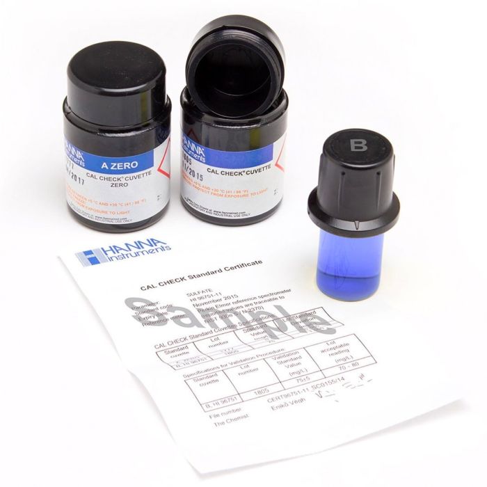 Anionic Surfactant CAL Check™ Standards – HI96769-11