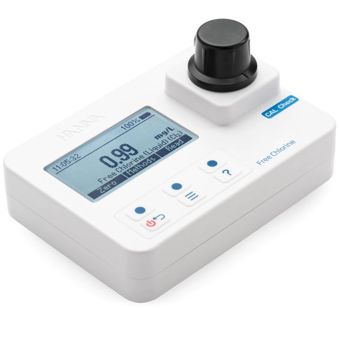 Free Chlorine Portable Photometer with CAL Check – HI97701-meter only
