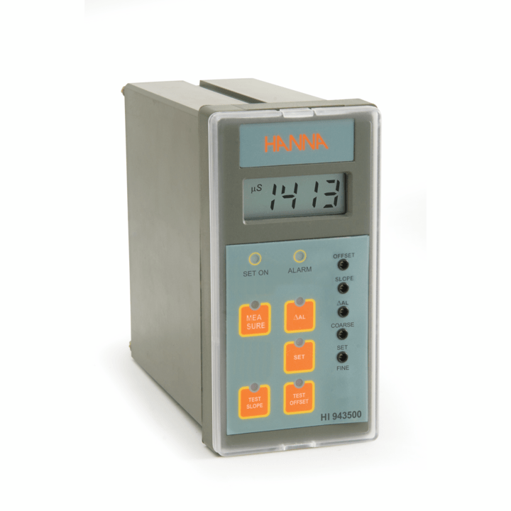 Conductivity Analog Controller with Direct Input from Potentiometric Probe – HI943500-0 to 1999µS/cm