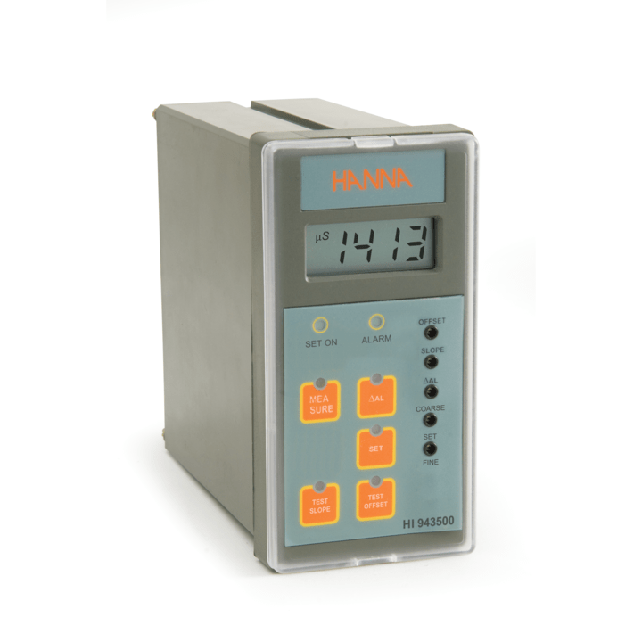 Conductivity Analog Controller with Direct Input from Potentiometric Probe – HI943500 -0.0 to 199.9µS/cm