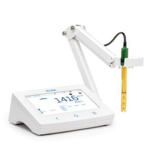 Advanced Conductivity, Resistivity, TDS, Salinity, Temperature Benchtop Meter with HI7631233 EC Probe – HI6321