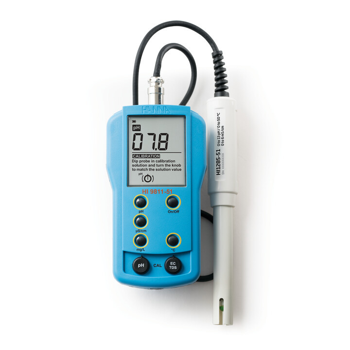 pH/EC/TDS/Temperature meter with electrode – HI9811-51