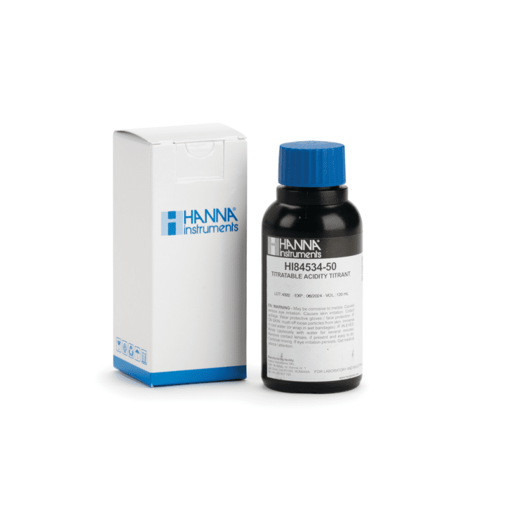 Titrant for Titratable Acidity in vinegar mini titrator (120 mL)
