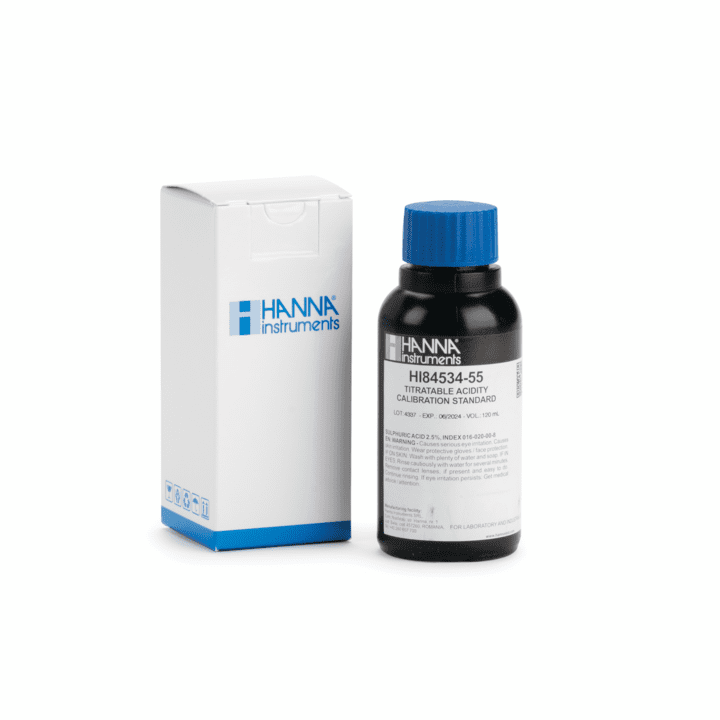 Pump Calibration Standard for Titratable Acidity in Vinegar Mini Titrator (120 mL)