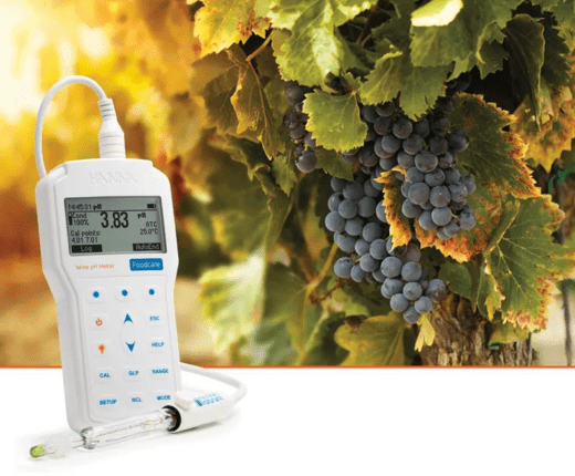 pH meter wine