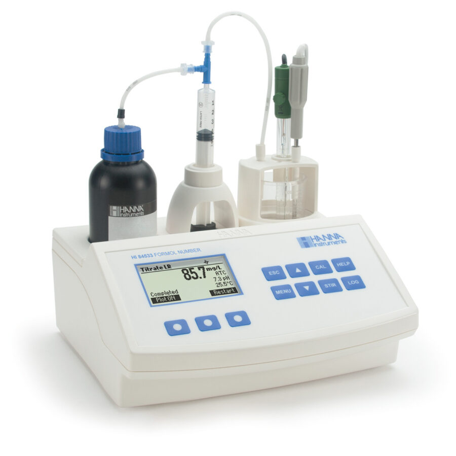 Mini Titrator for Measuring Formol Number in Wine and Fruit Juice - HI84533 - Image 2